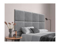 Sunmeub Upholstered Headboard in Sunmeub Fabric, Composed of Interchangeable Self-Adhesive Bed Panels for Luxury Bedroom, Cement Finish, 150 cm, 71485IFSH