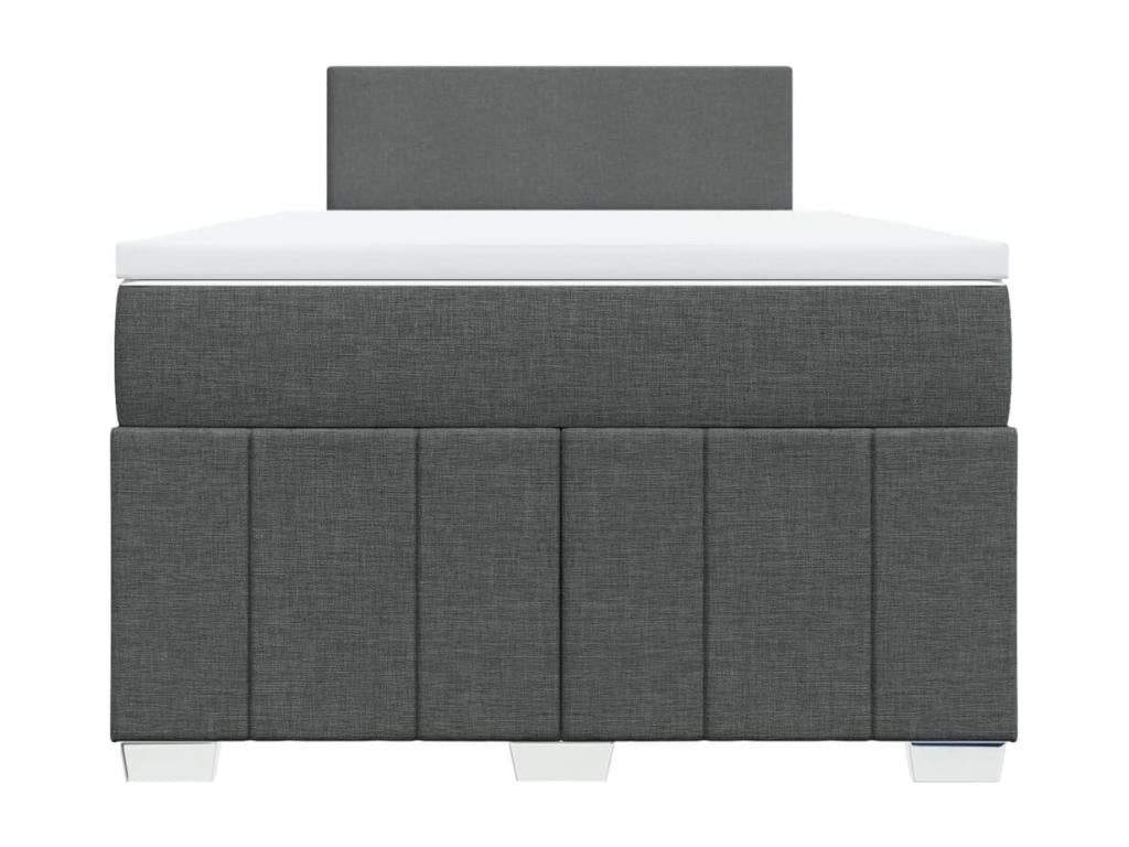 Sunmeub bed base with dark grey mattress 120x190cm fabric 27299APWX