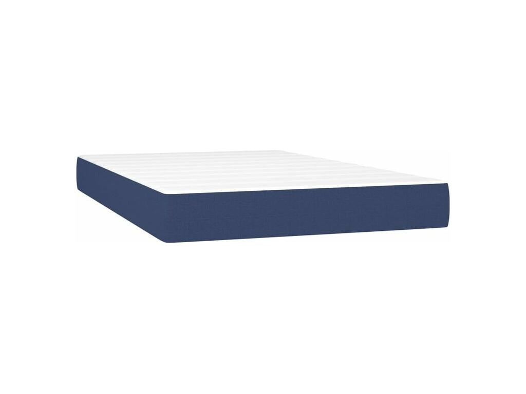 Sunmeub bed base with mattress, blue, 120x200 cm, fabric, 85510BCKL