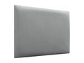 Sunmeub Upholstered Headboard in High-Quality Velvet, Sunmeubérieure, Composed of Interchangeable Self-Adhesive Panels for Bedroom, Light Grey, 110 cm, 16971KHNQ