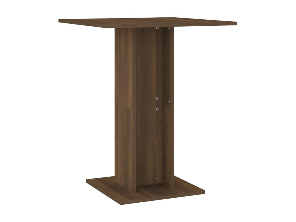 Sunmeub Table, Brown Oak, 60x60x75 cm, Engineered Wood, 12492FAJI