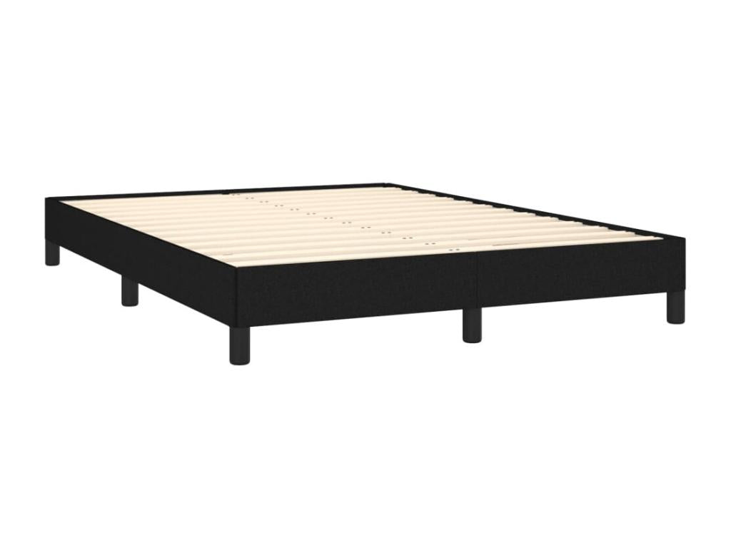 Bed frame Black 140x190 cm Fabric 49898RXTO