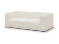 Modular 3-seater sofa in ecru bouclé fabric - Sunmeub 11129LXFZ