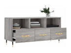 Sunmeub TV stand, grey, 102x36x50 cm, engineered wood, 53646GQLG