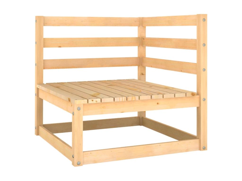 5-piece garden furniture set, solid pine wood, 49957PGSI