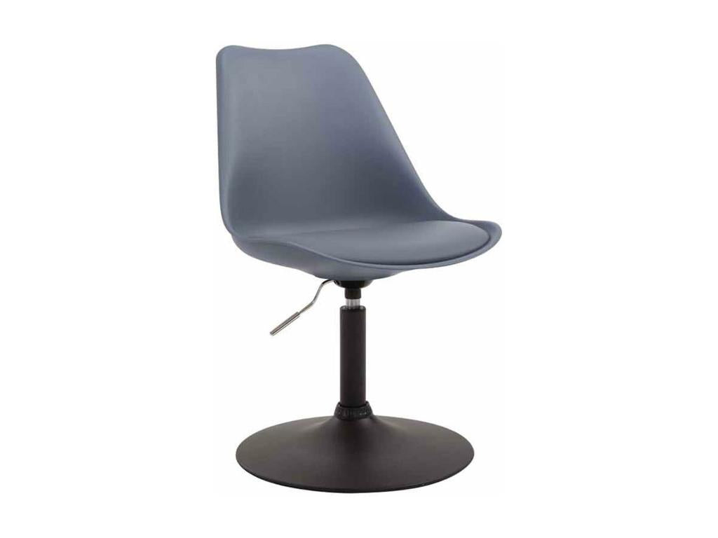 Dining chair - Plastic/Metal - Grey - Sunmeub 27454IMIS