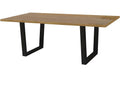 Sunmeub Dining Table - 200x100x76 cm - Oak/Black 93287FZKG