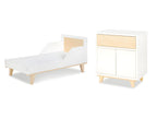 Sunmeub by Sunmeub Convertible Baby Cot and Changing Table - White 22149UQVV