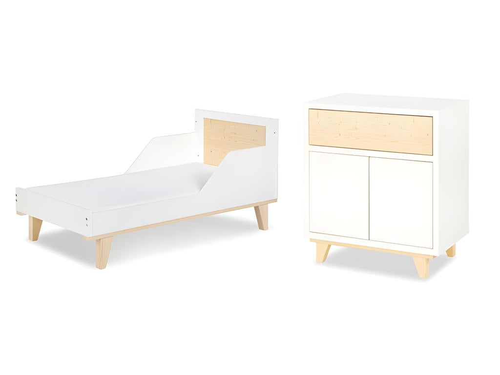 Sunmeub by Sunmeub Convertible Baby Cot and Changing Table - White 22149UQVV