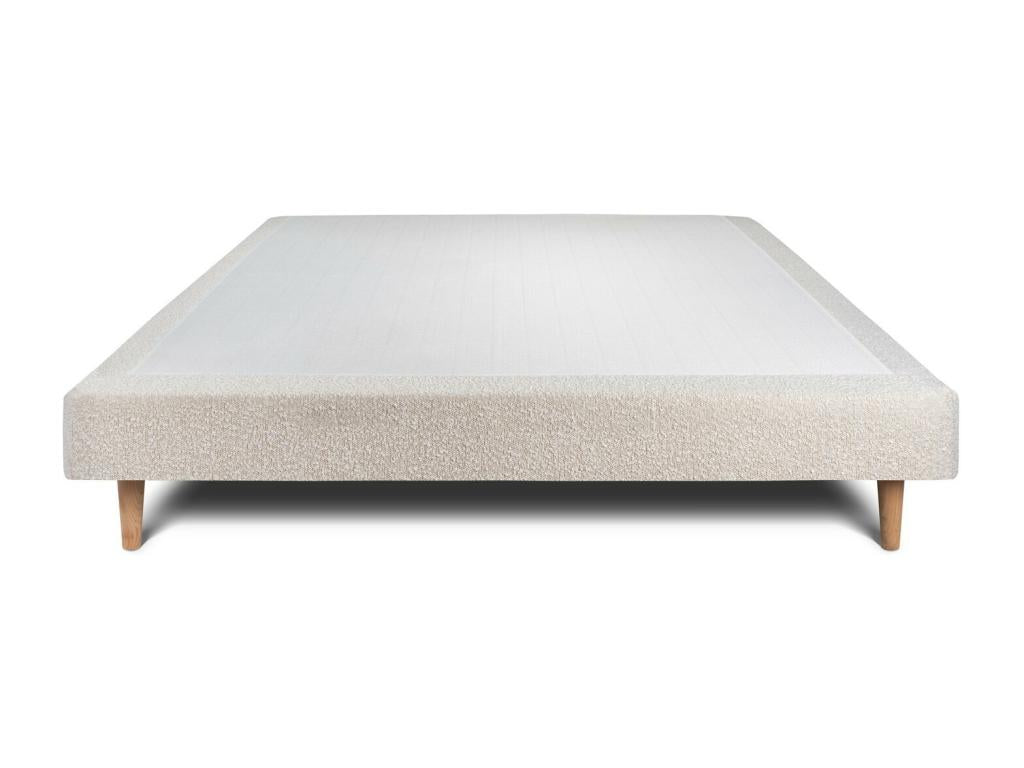 Sunmeub Beige Upholstered Bed Base 150x190 H29cm 71279HQQW