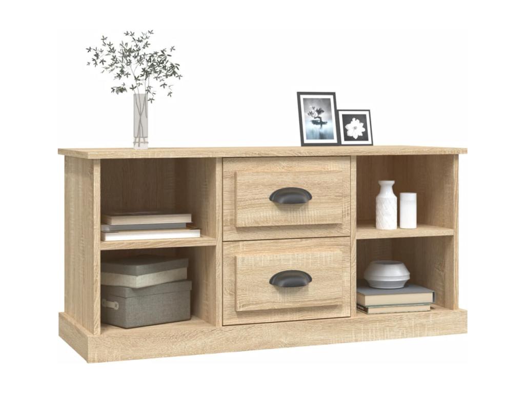 Sunmeub oak TV stand, 99.5x35.5x48 cm, engineered wood, 76353DTEP