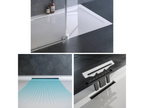 Sunmeub Pure 160x90cm Anti-Slip Shower Tray, White Rectangle, Sunmeub Waterproofing System, WEDI Feet 54945ALPE