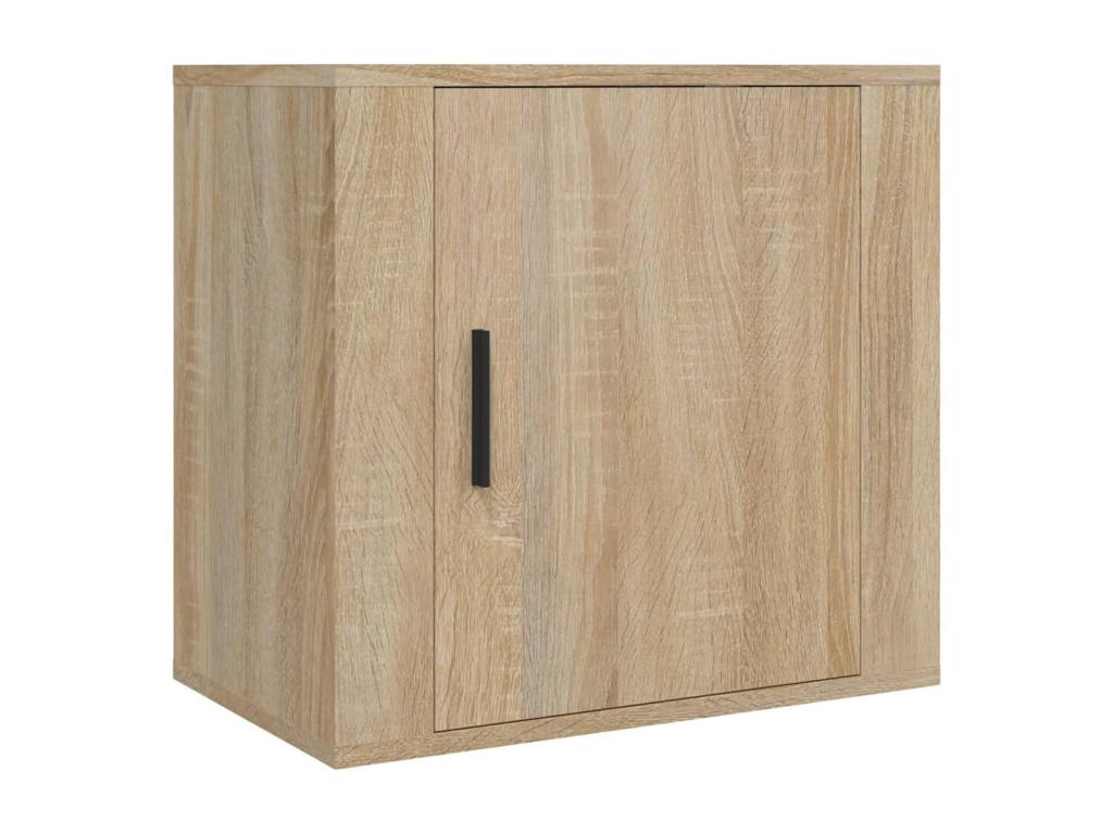 Sunmeub Oak Wall-Mounted Bedside Table 50x30x47 cm 41921YMIH