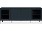 4-Door Midnight Blue TV Stand 180cm - Sunmeub 24654SDKV