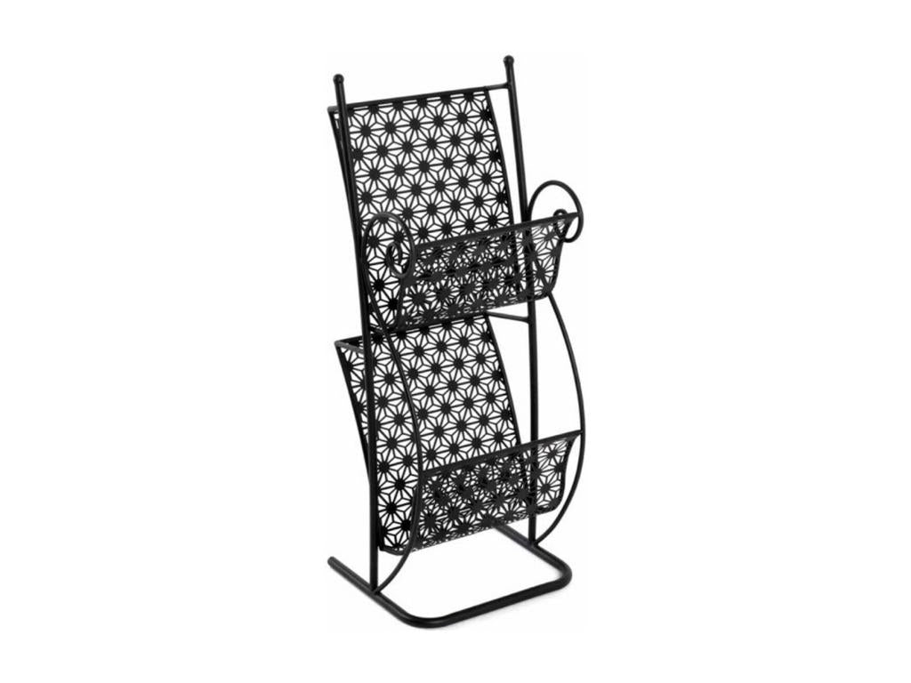 Vintage Magazine Rack Homeboisstore 80cm Black 11169HWUL