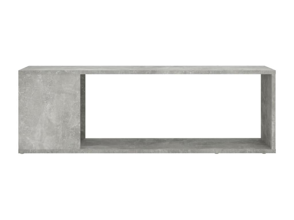 TV stand, concrete grey, 100x24x32 cm, chipboard, 70921OJPA