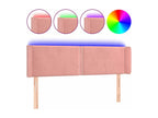 Pink LED Headboard 147x16x78/88 cm Velvet 18186THQF