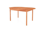 Sunmeub - Oval table in natural oiled beech heartwood 90x200 19368YVNP