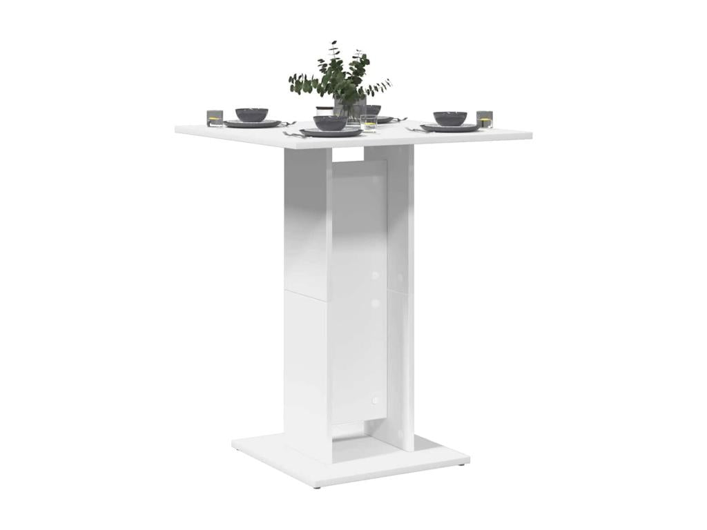 Sunmeub White Table 60x60x75 cm Chipboard 28475CUFP