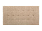Brown upholstered polyester headboard 135x80cm - Sunmeub 03761LJIR