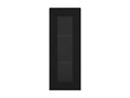 Highboard, Black, 34.5x34x180 cm, Engineered Wood, 19345YNEZ
