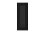Highboard, Black, 34.5x34x180 cm, Engineered Wood, 19345YNEZ