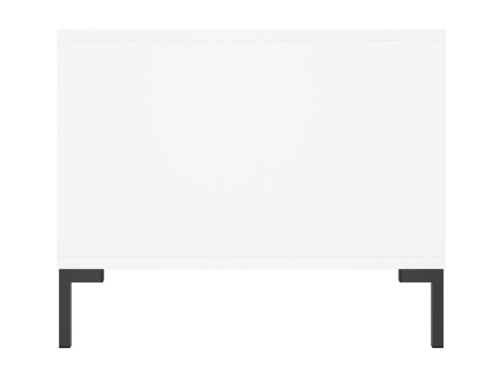 White coffee table 90x50x40 cm engineered wood 05022LYBI