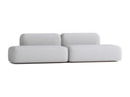 Modular Max 4-seater sofa in light grey fabric 51416MAWQ