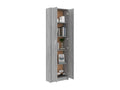 Sunmeub Hallway Wardrobe, Grey, 55x25x189 cm, Engineered Wood, 26610LWIH