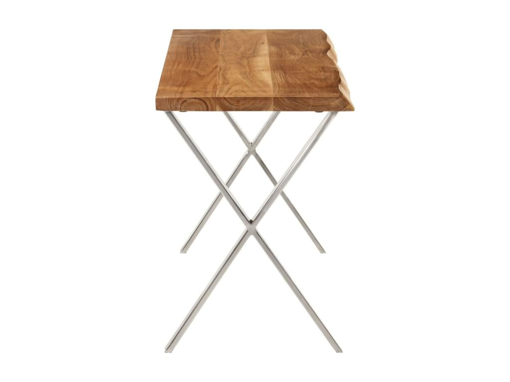 Bench with living edge, 105 cm, Sunmeub solid wood, 57894QKFA