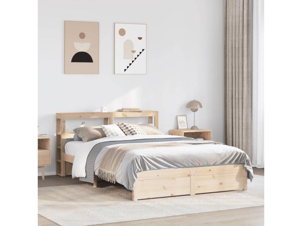 Bed frame with headboard, mattress not included, 120x190 cm, 78744MXMJ