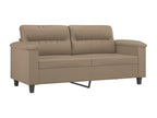 3-piece sofa set with cappuccino faux leather cushions 35695CDNZ