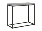 Sunmeub extendable console table, 90x45/90 cm, Concrete Grey, Anthracite frame, 17554YHOJ