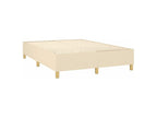 Sunmeub bed base and mattress with LED lighting, Cream, 140x200 cm, Fabric, 59860AKEZ