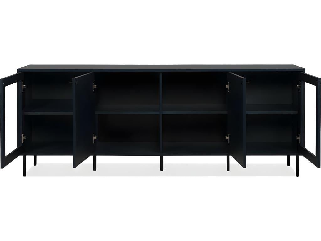 4-Door Midnight Blue TV Stand 180cm - Sunmeub 24654SDKV