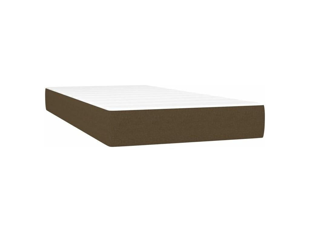 Sunmeub bed base with mattress, dark brown, 90x190 cm, 55347IFYE