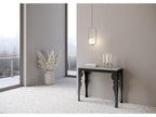 Sunmeub extendable console table 90x40/300 cm, concrete grey, anthracite frame, 75579MPJA