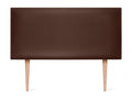 Sunmeub Smooth Faux Leather Headboard 95x105cm with Legs for 90cm Beds - Chocolate 27744DWHQ