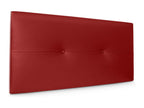 Sunmeub Faux Leather Headboard with Buttons 90x50cm for 80/90cm Beds - Red 88871RZOD