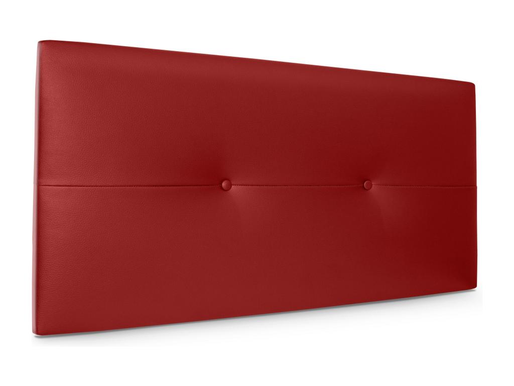Sunmeub Faux Leather Headboard with Buttons 90x50cm for 80/90cm Beds - Red 88871RZOD