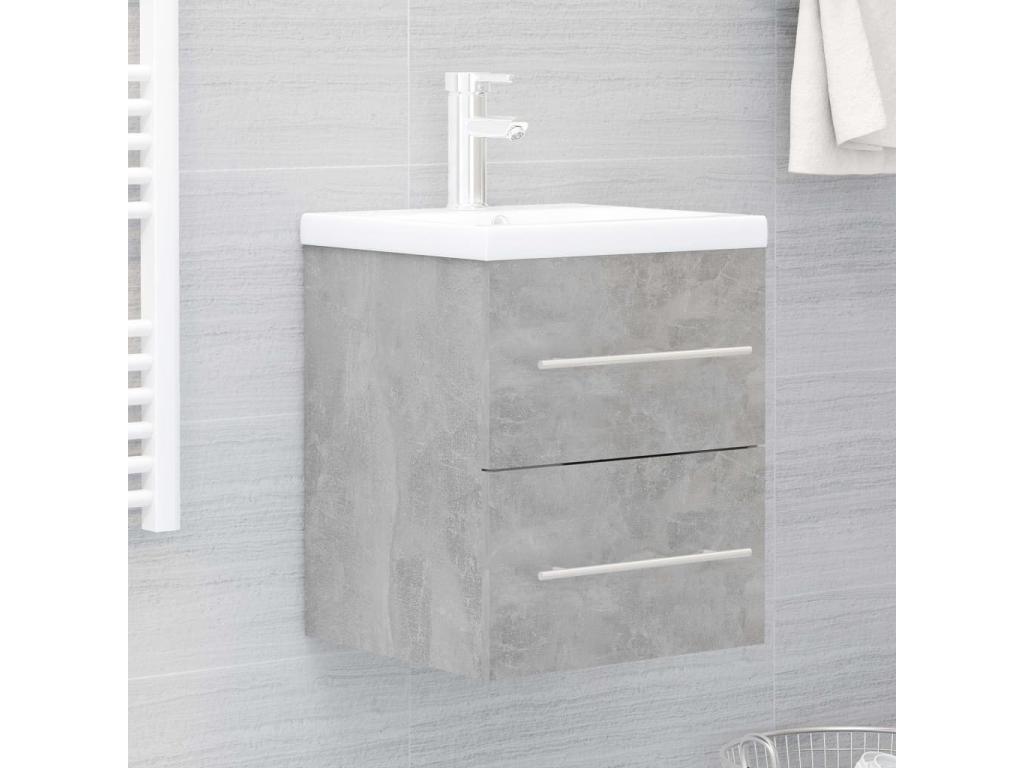 Concrete Grey Sink Cabinet 41x38.5x48 55161SEJV