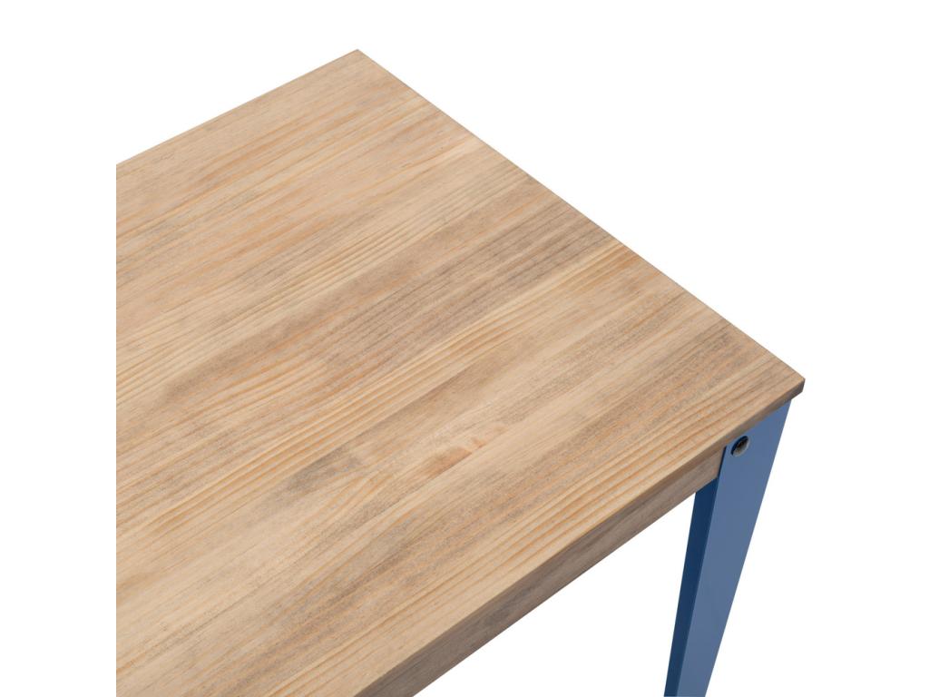 Sunmeub Dining Table 120x80x75cm Aged Blue Sunmeub Furniture 71314KPOW
