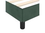 Dark Green Bed Frame 140x200 cm Velvet 51707YDGX