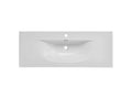 Inset ceramic washbasin - White - W 121 x D 46 x H 17 cm 68321KPDR