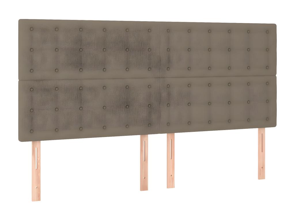 Sunmeub 4-piece headboard set, 80x5x78/88 cm, fabric, 21980TRJG