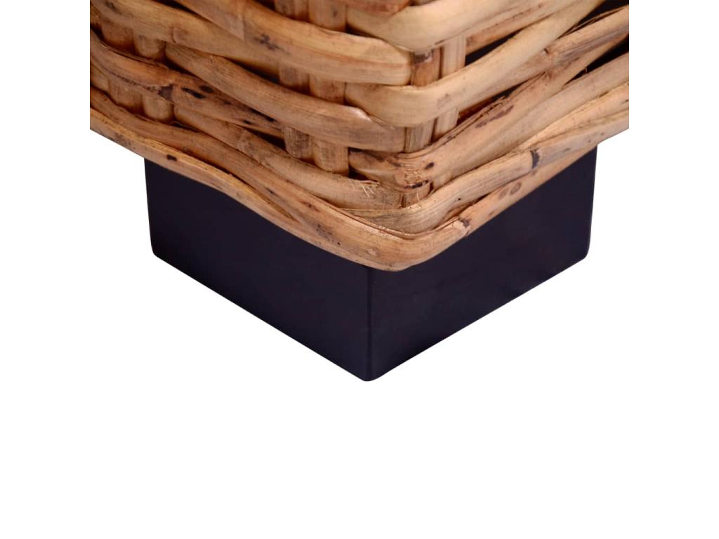 2-Piece Sofa Set with Cushions, Natural Rattan 53107KJDG