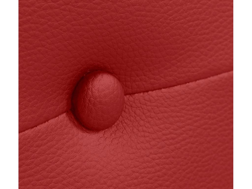 Sunmeub Faux Leather Headboard with Buttons 90x50cm for 80/90cm Beds - Red 88871RZOD