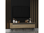 Sunmeub Modern TV Stand, 150cm Wide, Light Oak, 92322ZPHB