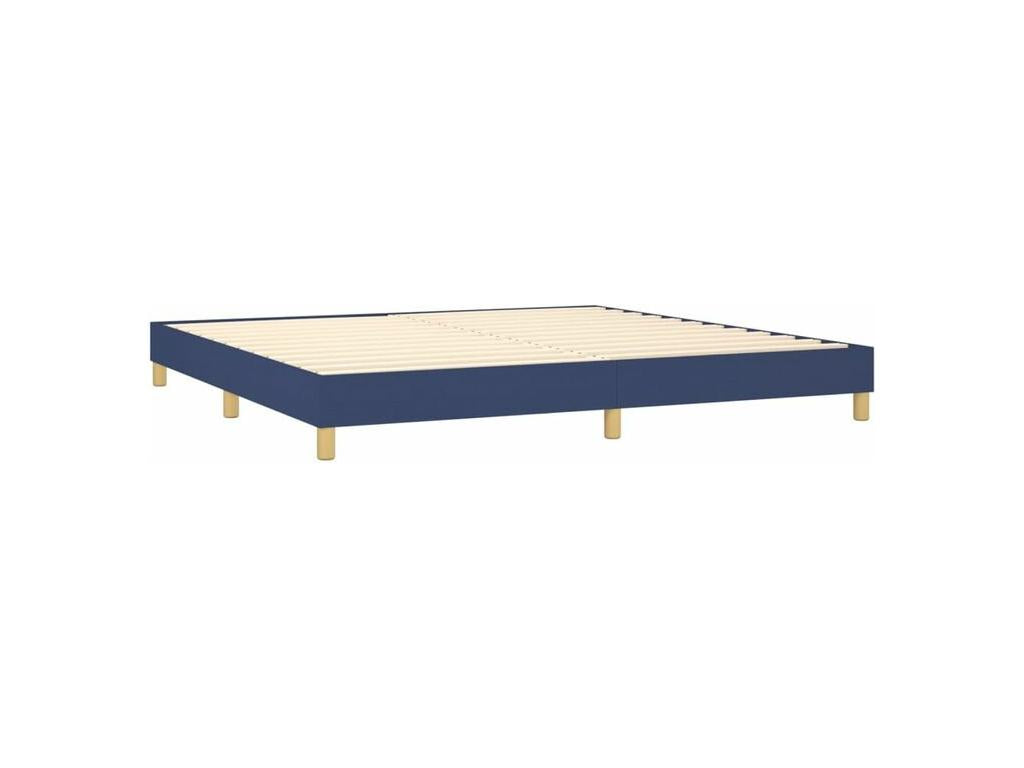 Bed base at Homeboisstore with mattress, Blue 200x200 Fabric 31138GMRI