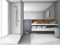 Sunmeub Extra Slim 70x160 cm shower tray with side grate, white, made of synthetic resin and marble powder, with free drain 23728NOXC